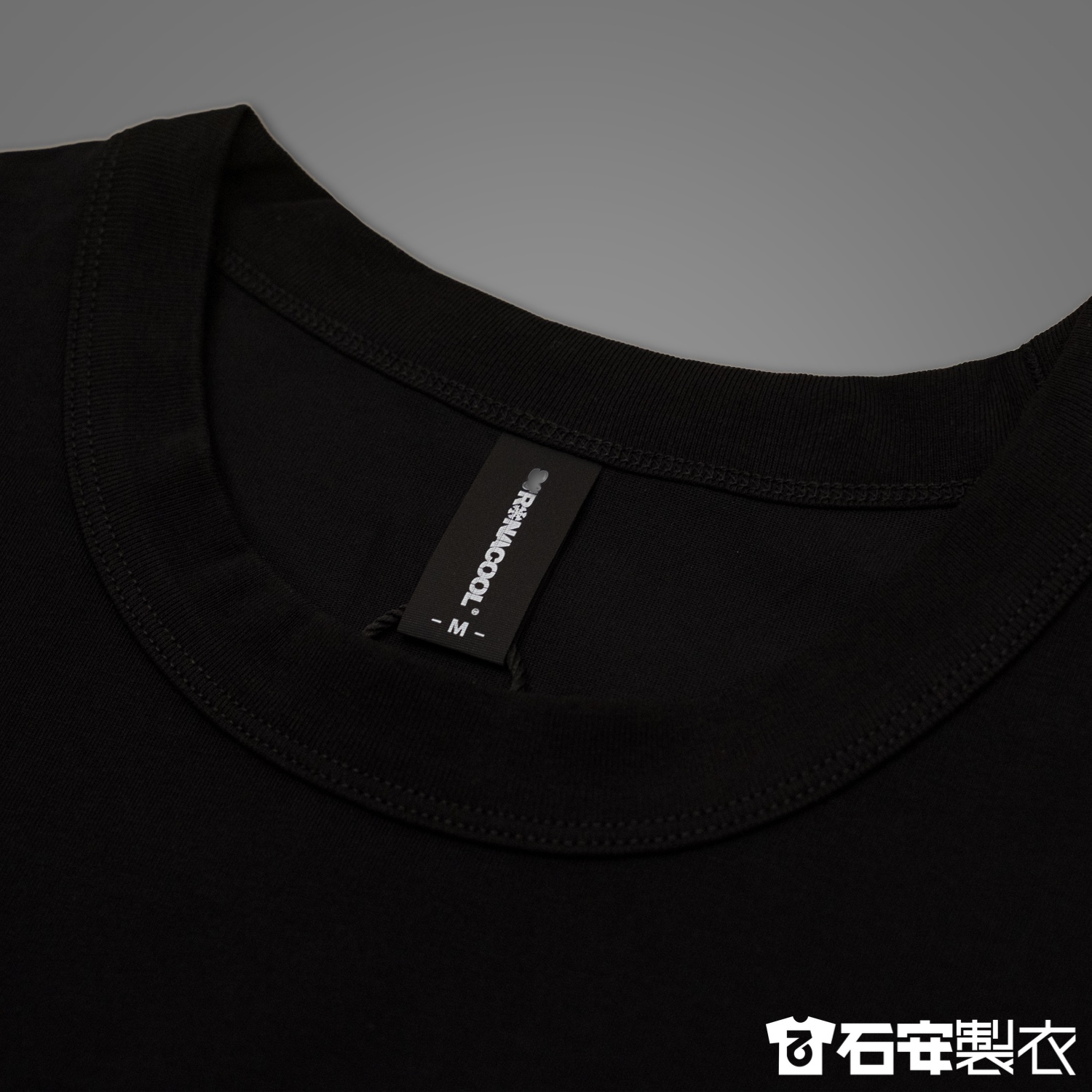客製化寬版重磅電繡潮T4